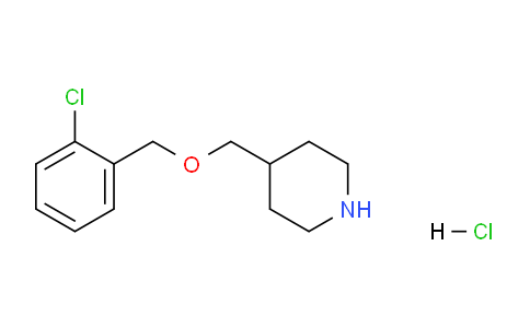 CAS No. 1220017-37-7, 4-(((2-Chlorobenzyl)oxy)methyl)piperidine hydrochloride