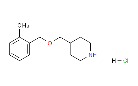CAS No. 1289384-88-8, 4-(((2-Methylbenzyl)oxy)methyl)piperidine hydrochloride