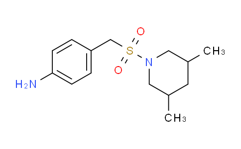 CAS No. 1036444-86-6, 4-(((3,5-Dimethylpiperidin-1-yl)sulfonyl)methyl)aniline