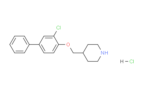 CAS No. 1219976-81-4, 4-(((3-Chloro-[1,1'-biphenyl]-4-yl)oxy)methyl)piperidine hydrochloride
