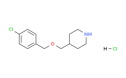 CAS No. 1220017-69-5, 4-(((4-Chlorobenzyl)oxy)methyl)piperidine hydrochloride