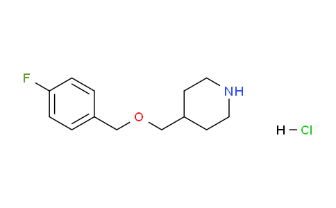 CAS No. 123855-53-8, 4-(((4-Fluorobenzyl)oxy)methyl)piperidine hydrochloride