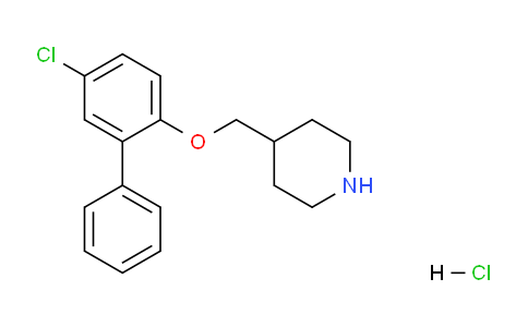 CAS No. 1219979-18-6, 4-(((5-Chloro-[1,1'-biphenyl]-2-yl)oxy)methyl)piperidine hydrochloride
