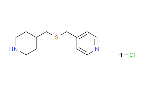 CAS No. 1417793-34-0, 4-(((Piperidin-4-ylmethyl)thio)methyl)pyridine hydrochloride