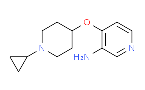 CAS No. 1707403-02-8, 4-((1-Cyclopropylpiperidin-4-yl)oxy)pyridin-3-amine