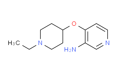 CAS No. 1707370-98-6, 4-((1-Ethylpiperidin-4-yl)oxy)pyridin-3-amine