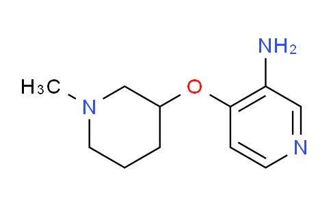 CAS No. 1710302-04-7, 4-((1-Methylpiperidin-3-yl)oxy)pyridin-3-amine
