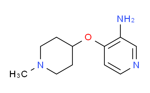 CAS No. 1250701-25-7, 4-((1-Methylpiperidin-4-yl)oxy)pyridin-3-amine