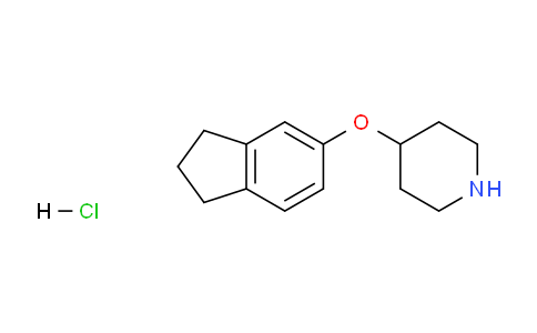 CAS No. 1051919-39-1, 4-((2,3-Dihydro-1H-inden-5-yl)oxy)piperidine hydrochloride