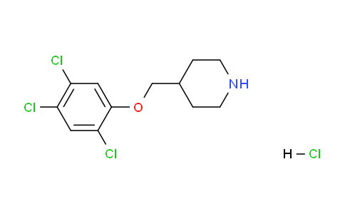 CAS No. 1219960-52-7, 4-((2,4,5-Trichlorophenoxy)methyl)piperidine hydrochloride