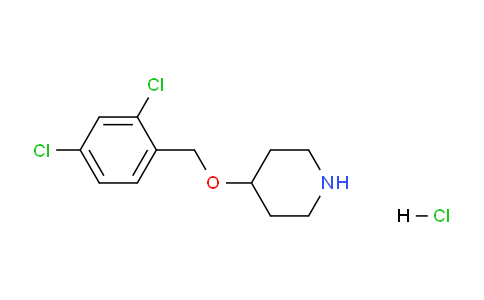 CAS No. 1220033-07-7, 4-((2,4-Dichlorobenzyl)oxy)piperidine hydrochloride