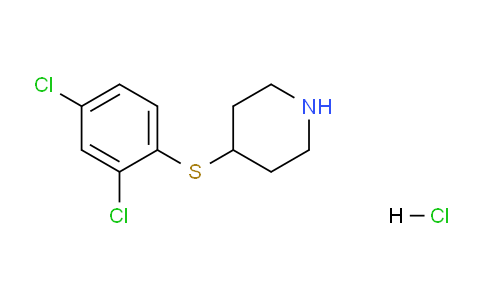CAS No. 1417794-27-4, 4-((2,4-Dichlorophenyl)thio)piperidine hydrochloride