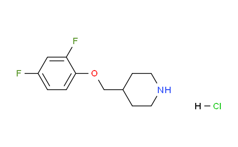 CAS No. 614731-39-4, 4-((2,4-Difluorophenoxy)methyl)piperidine hydrochloride