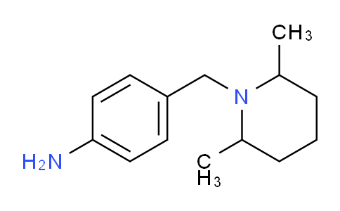 CAS No. 328289-91-4, 4-((2,6-Dimethylpiperidin-1-yl)methyl)aniline