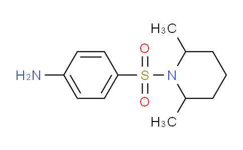 CAS No. 345991-04-0, 4-((2,6-Dimethylpiperidin-1-yl)sulfonyl)aniline