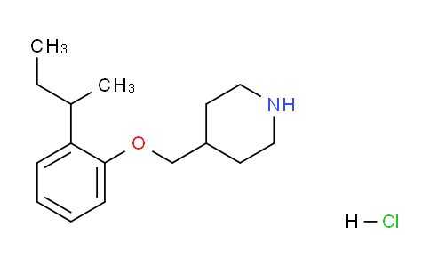 CAS No. 1220033-63-5, 4-((2-(sec-Butyl)phenoxy)methyl)piperidine hydrochloride