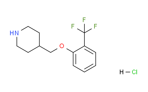 CAS No. 614731-26-9, 4-((2-(Trifluoromethyl)phenoxy)methyl)piperidine hydrochloride