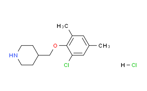 CAS No. 1219971-94-4, 4-((2-Chloro-4,6-dimethylphenoxy)methyl)piperidine hydrochloride