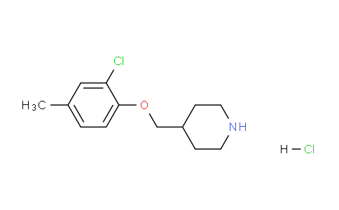 CAS No. 1220035-79-9, 4-((2-Chloro-4-methylphenoxy)methyl)piperidine hydrochloride