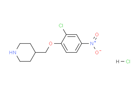 CAS No. 1220016-48-7, 4-((2-Chloro-4-nitrophenoxy)methyl)piperidine hydrochloride