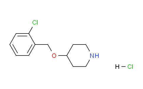 CAS No. 1220033-09-9, 4-((2-Chlorobenzyl)oxy)piperidine hydrochloride