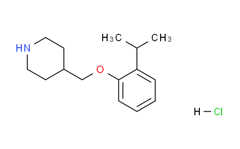 CAS No. 1219982-10-1, 4-((2-Isopropylphenoxy)methyl)piperidine hydrochloride