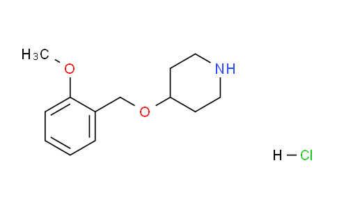CAS No. 81151-57-7, 4-((2-Methoxybenzyl)oxy)piperidine hydrochloride