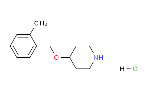 CAS No. 1185175-54-5, 4-((2-Methylbenzyl)oxy)piperidine hydrochloride