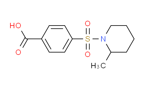 CAS No. 70111-45-4, 4-((2-Methylpiperidin-1-yl)sulfonyl)benzoic acid