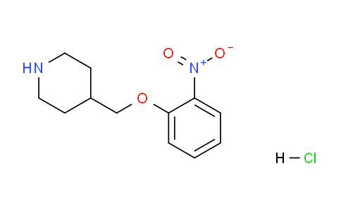 CAS No. 614730-50-6, 4-((2-Nitrophenoxy)methyl)piperidine hydrochloride