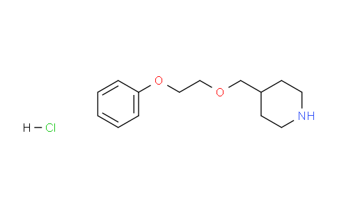 CAS No. 1220036-83-8, 4-((2-Phenoxyethoxy)methyl)piperidine hydrochloride