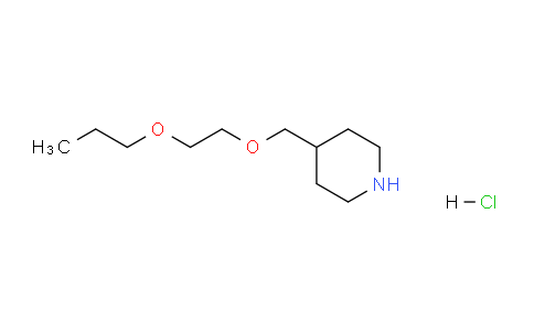 CAS No. 1220033-34-0, 4-((2-Propoxyethoxy)methyl)piperidine hydrochloride