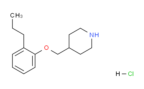 CAS No. 1220037-29-5, 4-((2-Propylphenoxy)methyl)piperidine hydrochloride