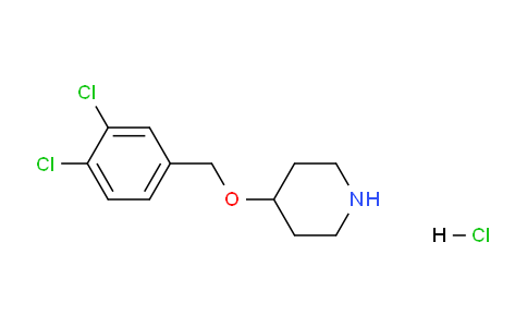 CAS No. 86810-96-0, 4-((3,4-Dichlorobenzyl)oxy)piperidine hydrochloride
