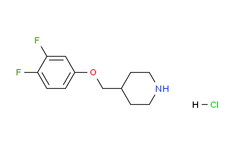 CAS No. 1050509-63-1, 4-((3,4-Difluorophenoxy)methyl)piperidine hydrochloride