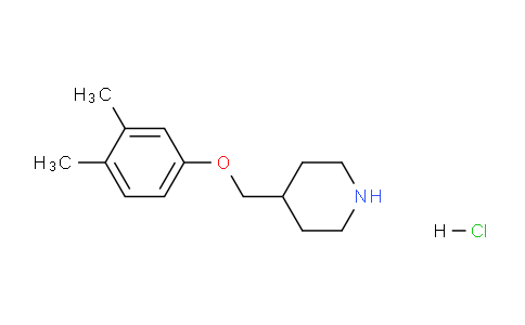 CAS No. 1220028-16-9, 4-((3,4-Dimethylphenoxy)methyl)piperidine hydrochloride