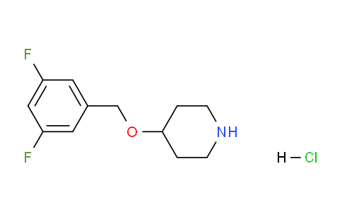 CAS No. 1220016-24-9, 4-((3,5-Difluorobenzyl)oxy)piperidine hydrochloride