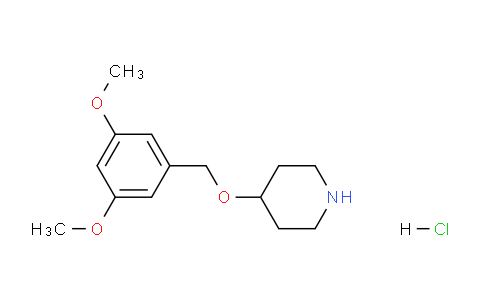 CAS No. 1220036-75-8, 4-((3,5-Dimethoxybenzyl)oxy)piperidine hydrochloride