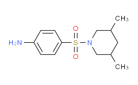 CAS No. 554423-28-8, 4-((3,5-Dimethylpiperidin-1-yl)sulfonyl)aniline
