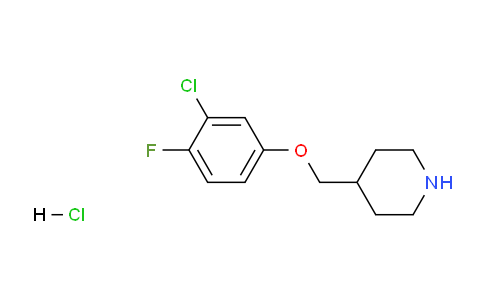 CAS No. 1050509-61-9, 4-((3-Chloro-4-fluorophenoxy)methyl)piperidine hydrochloride