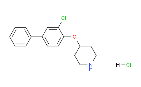 CAS No. 1220019-67-9, 4-((3-Chloro-[1,1'-biphenyl]-4-yl)oxy)piperidine hydrochloride