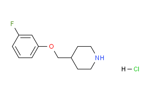 CAS No. 614731-38-3, 4-((3-Fluorophenoxy)methyl)piperidine hydrochloride