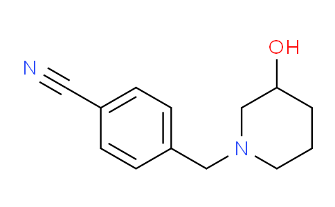 CAS No. 1044769-69-8, 4-((3-Hydroxypiperidin-1-yl)methyl)benzonitrile
