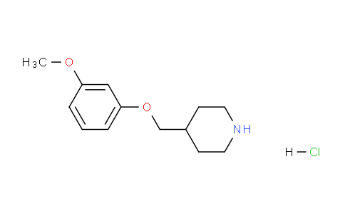CAS No. 614731-25-8, 4-((3-Methoxyphenoxy)methyl)piperidine hydrochloride