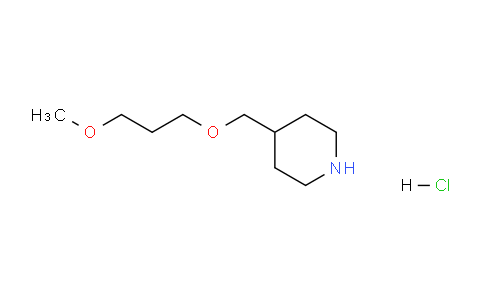 CAS No. 1220033-23-7, 4-((3-Methoxypropoxy)methyl)piperidine hydrochloride
