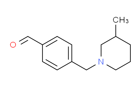CAS No. 1443355-19-8, 4-((3-Methylpiperidin-1-yl)methyl)benzaldehyde