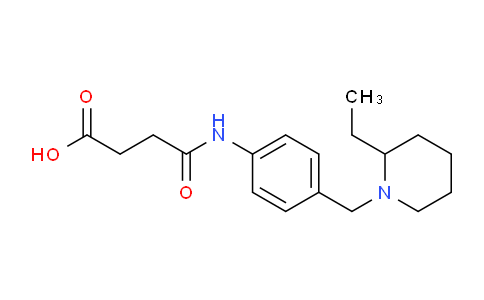 CAS No. 842970-16-5, 4-((4-((2-Ethylpiperidin-1-yl)methyl)phenyl)amino)-4-oxobutanoic acid