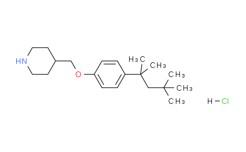 CAS No. 1220034-04-7, 4-((4-(2,4,4-Trimethylpentan-2-yl)phenoxy)methyl)piperidine hydrochloride