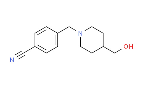 CAS No. 180847-37-4, 4-((4-(Hydroxymethyl)piperidin-1-yl)methyl)benzonitrile