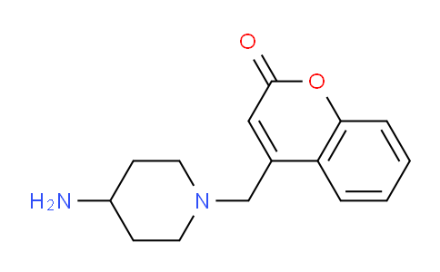 CAS No. 1713639-71-4, 4-((4-Aminopiperidin-1-yl)methyl)-2H-chromen-2-one
